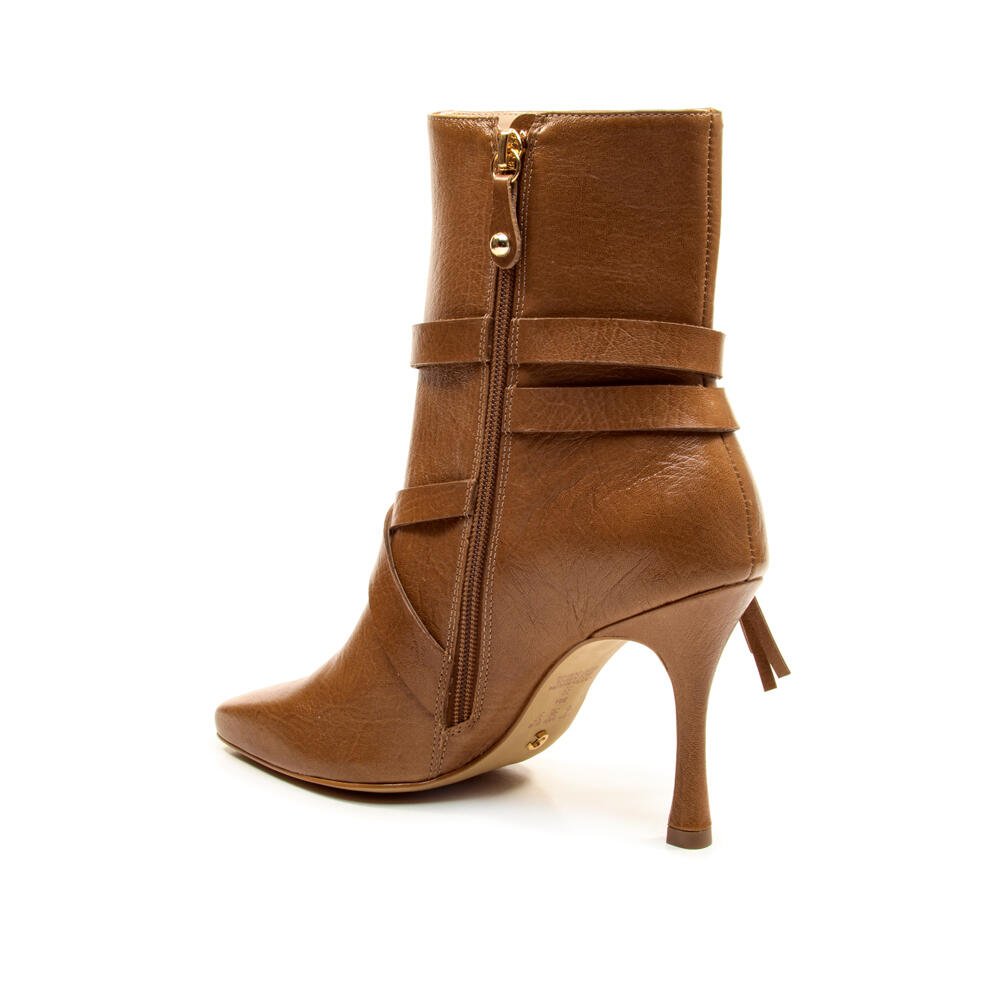 Bota Couro Marrom Cano Curto Cecconello 2962001-3 Marrom 4