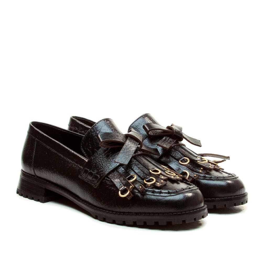 Loafer Couro Preto Cecconello 2985002-1 Preto 4