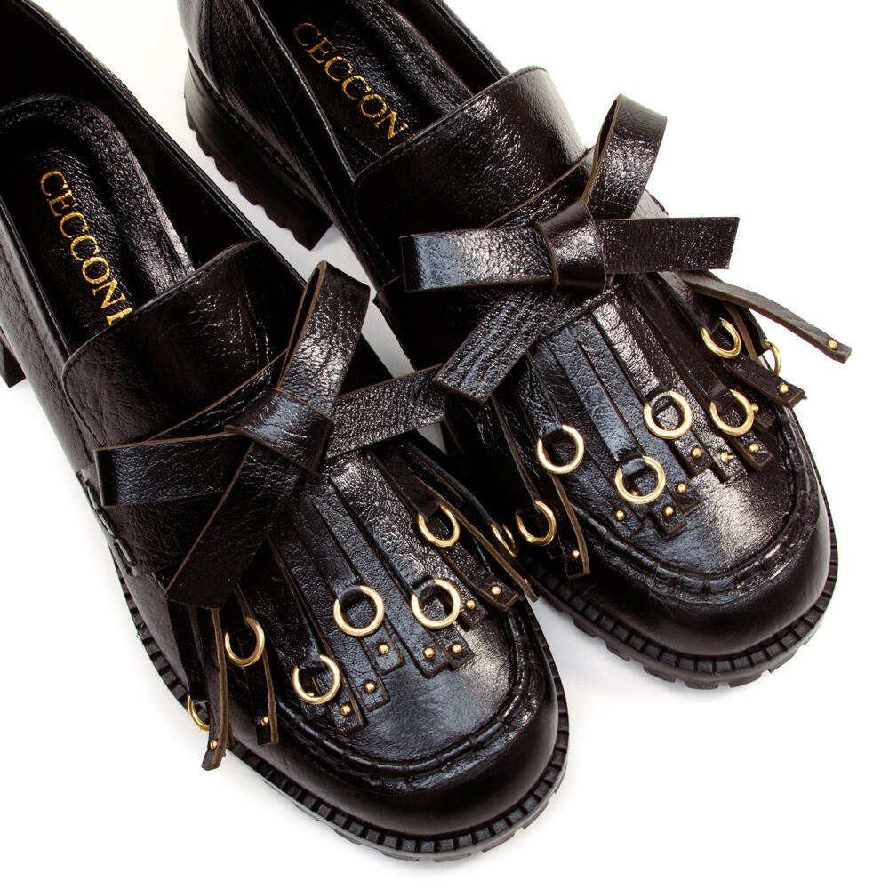 Loafer Couro Preto Cecconello 2985002-1 Preto 5