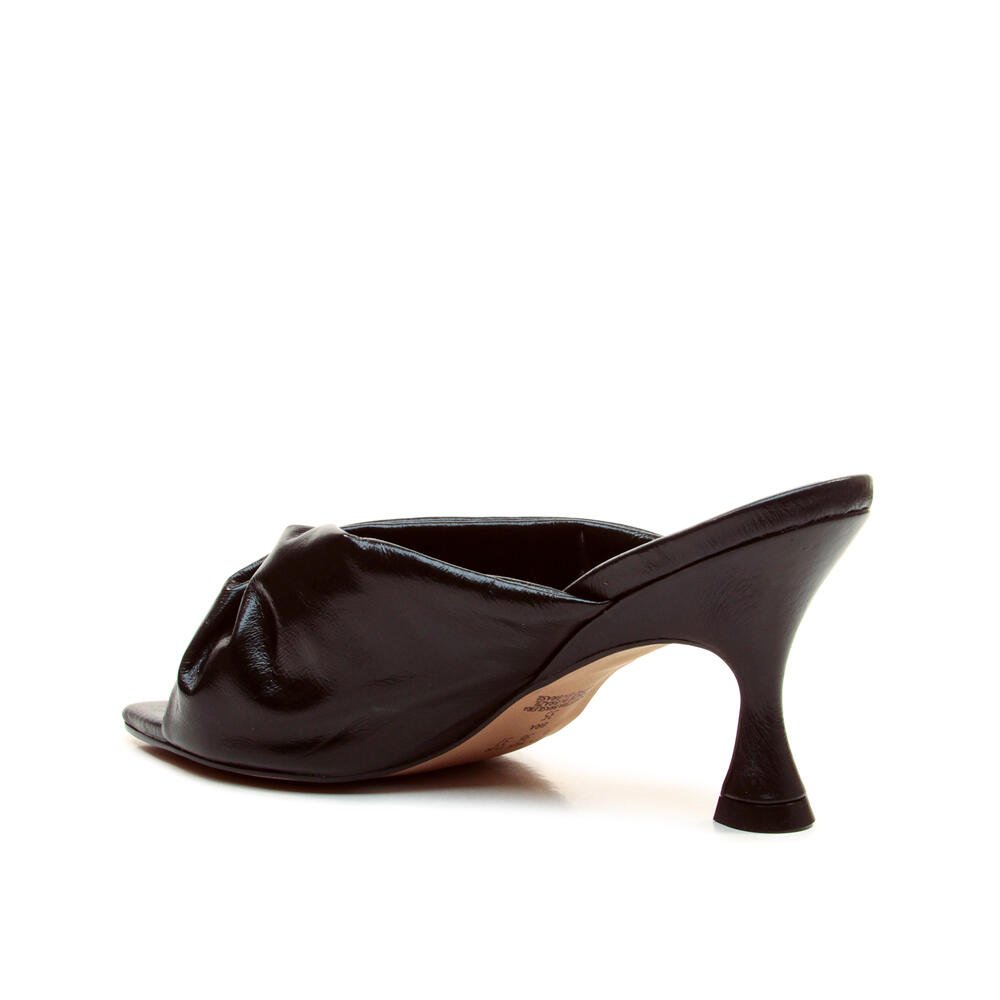 Tamanco Couro Preto Salto Médio Cecconello 2980001-1 Preto 4
