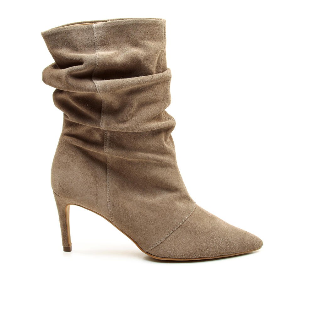 Bota Cinza Cano Médio Slouchy Cecconello 2977001-1