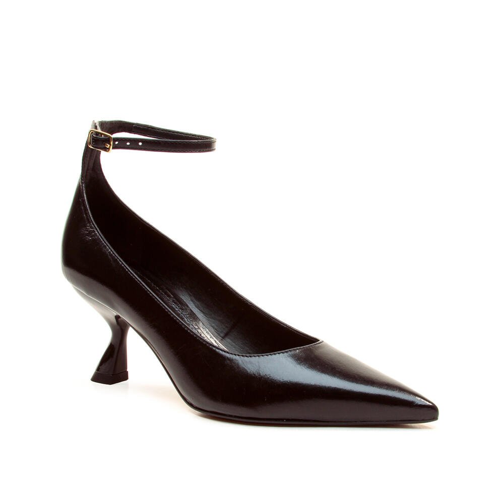Scarpin Couro Preto Salto Médio Cecconello 2958004-1 Preto 3