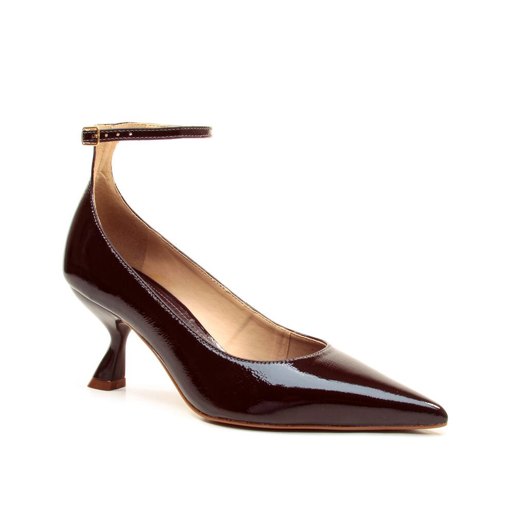 Scarpin Couro Marrom Salto Médio Cecconello 2958004-3 Marrom 3