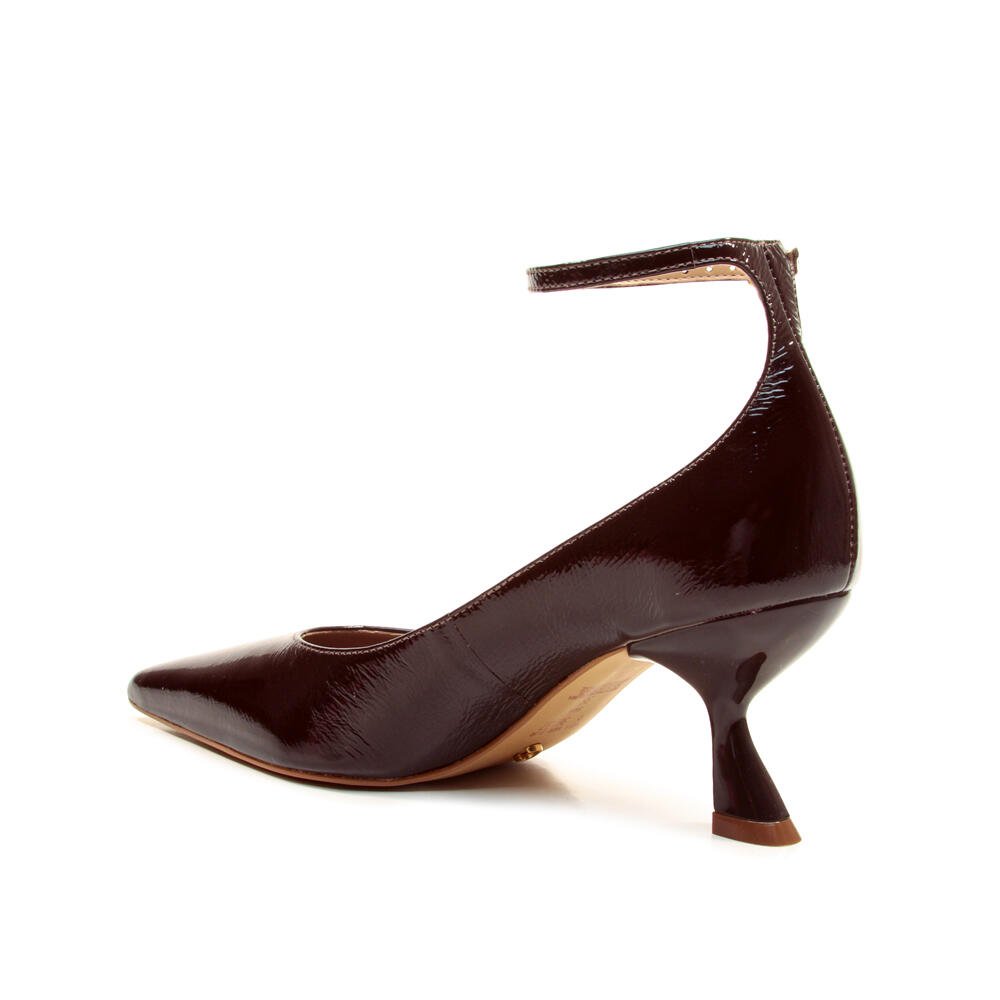 Scarpin Couro Marrom Salto Médio Cecconello 2958004-3 Marrom 4