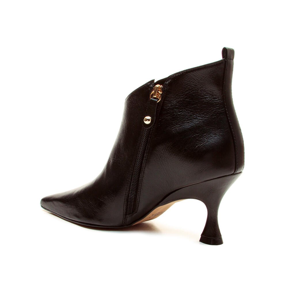 Bota Couro Preto Cano Curto Cecconello 2964003-1 Preto 4