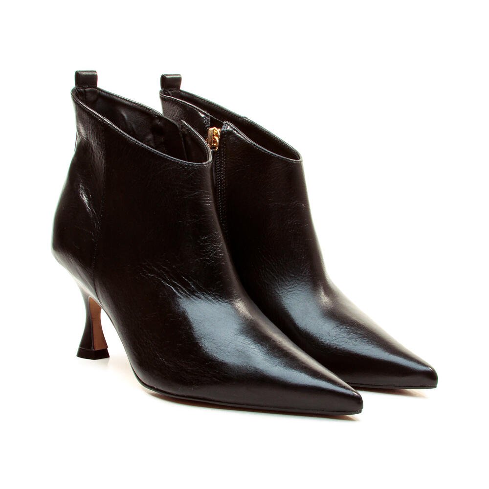 Bota Couro Preto Cano Curto Cecconello 2964003-1 Preto 5