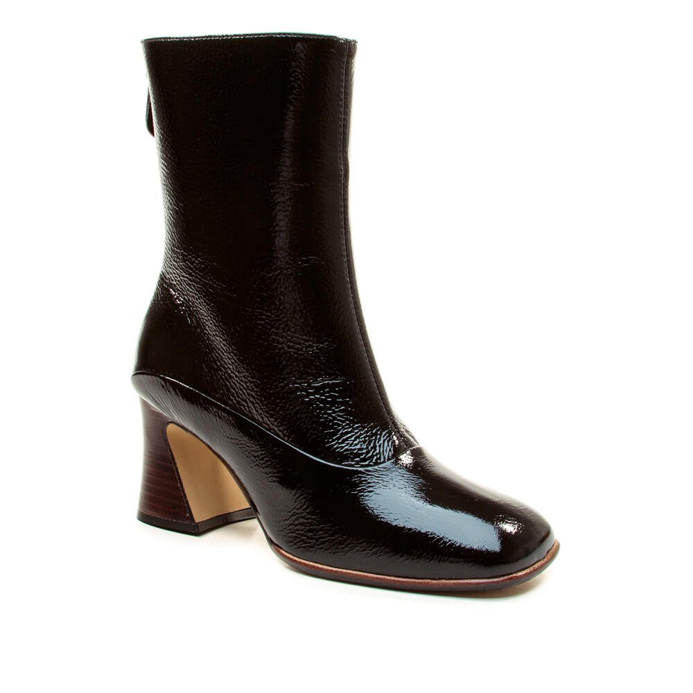 Bota Couro Preto Cano Médio Cecconello 2883006-1 Preto 3