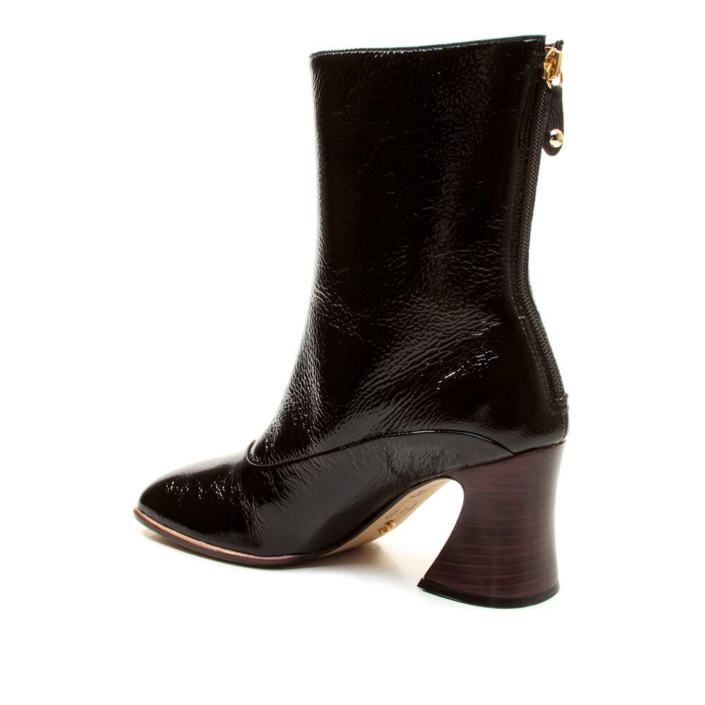 Bota Couro Preto Cano Médio Cecconello 2883006-1 Preto 4