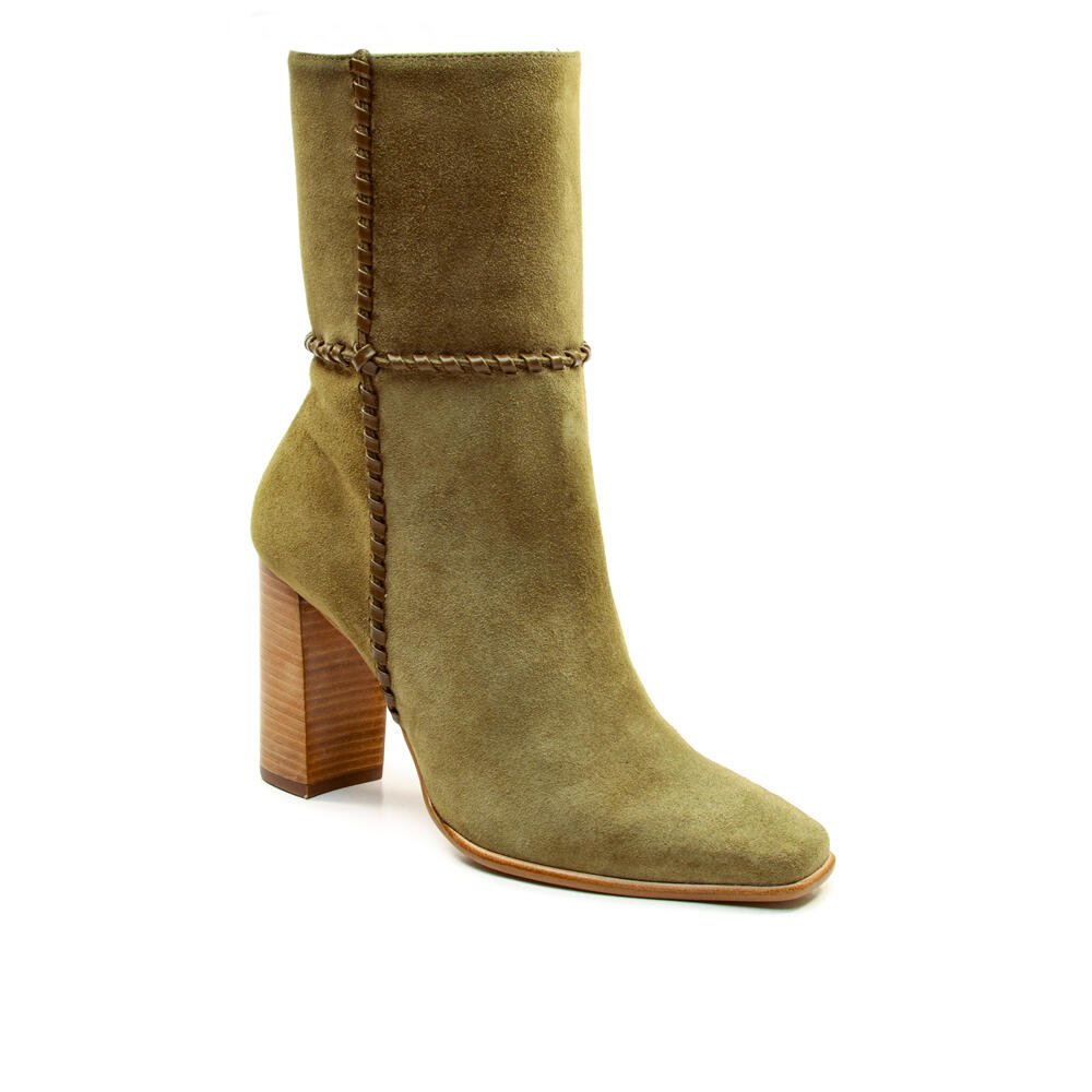 Bota Couro Verde Cano Médio Cecconello 2968001-3 Verde 3