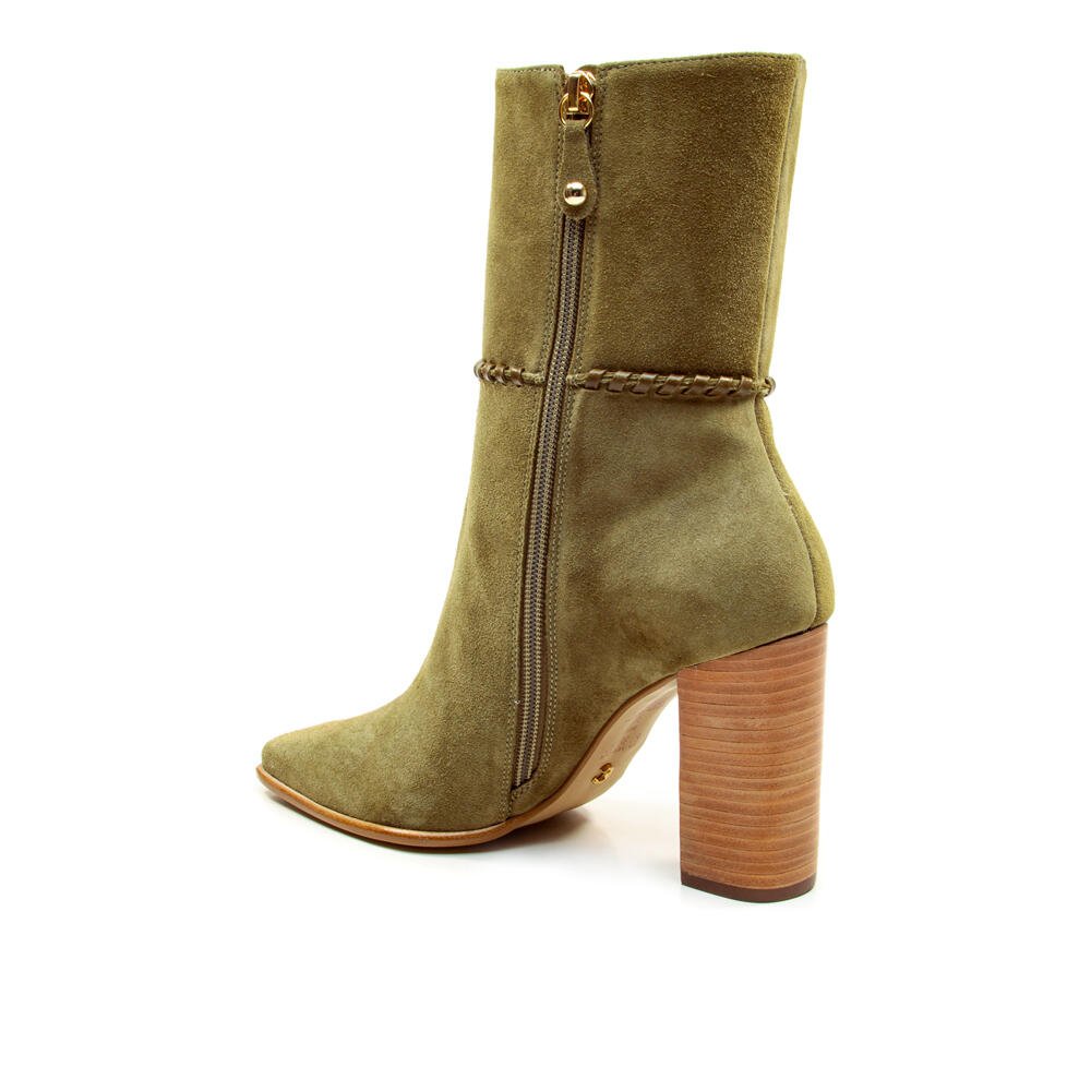Bota Couro Verde Cano Médio Cecconello 2968001-3 Verde 4