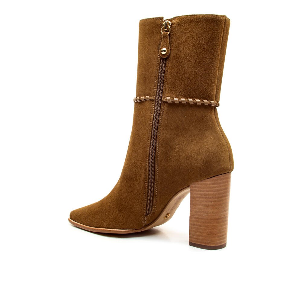 Bota Couro Marrom Cano Médio Cecconello 2968001-1 Marrom 4