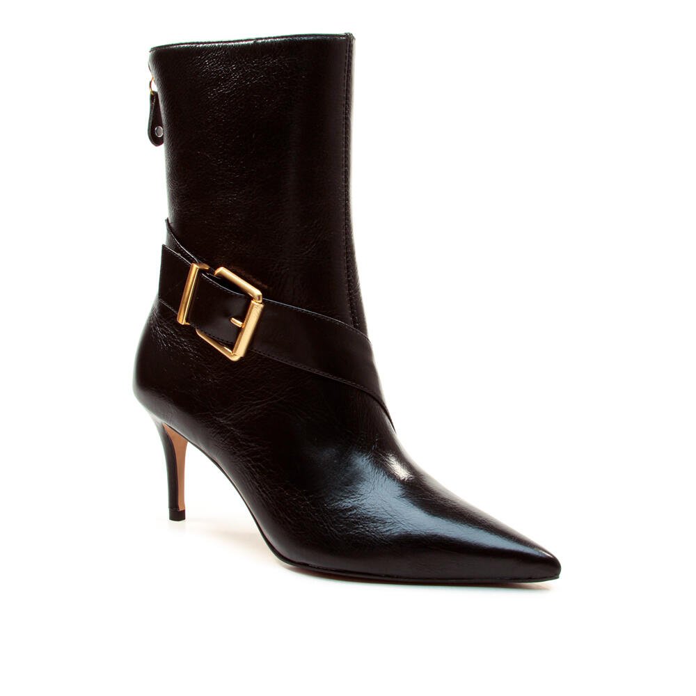 Bota Couro Preto Cano Médio Cecconello 2872006-1 Preto 3