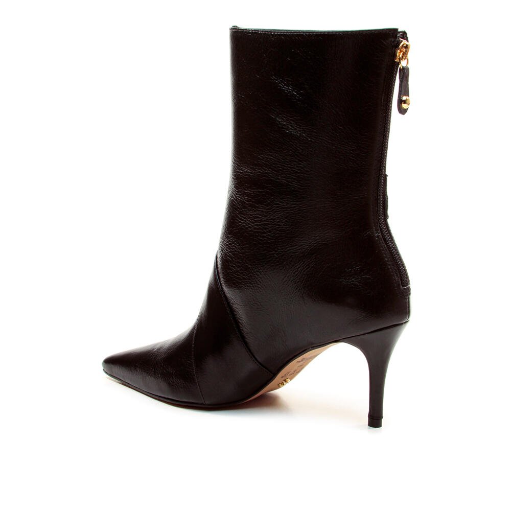 Bota Couro Preto Cano Médio Cecconello 2872006-1 Preto 4