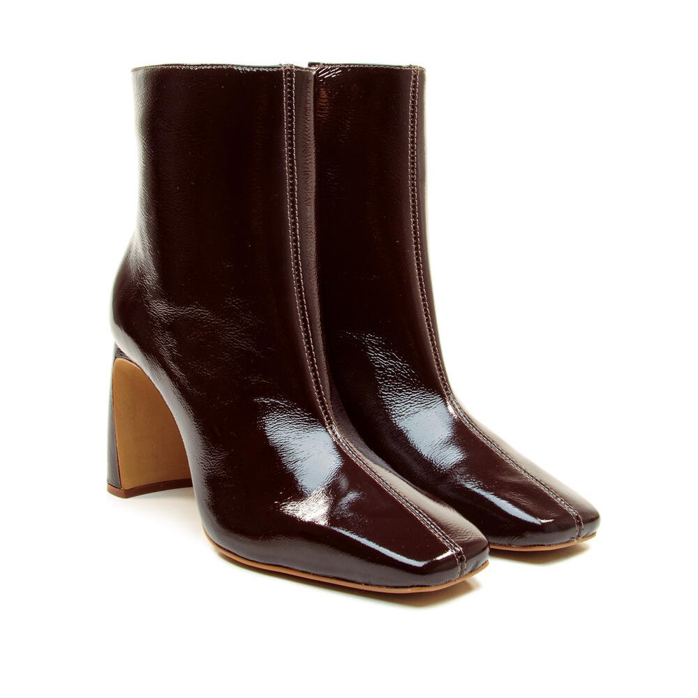 Bota Couro Marrom Cano Curto Cecconello 2973006-3 Marrom 5