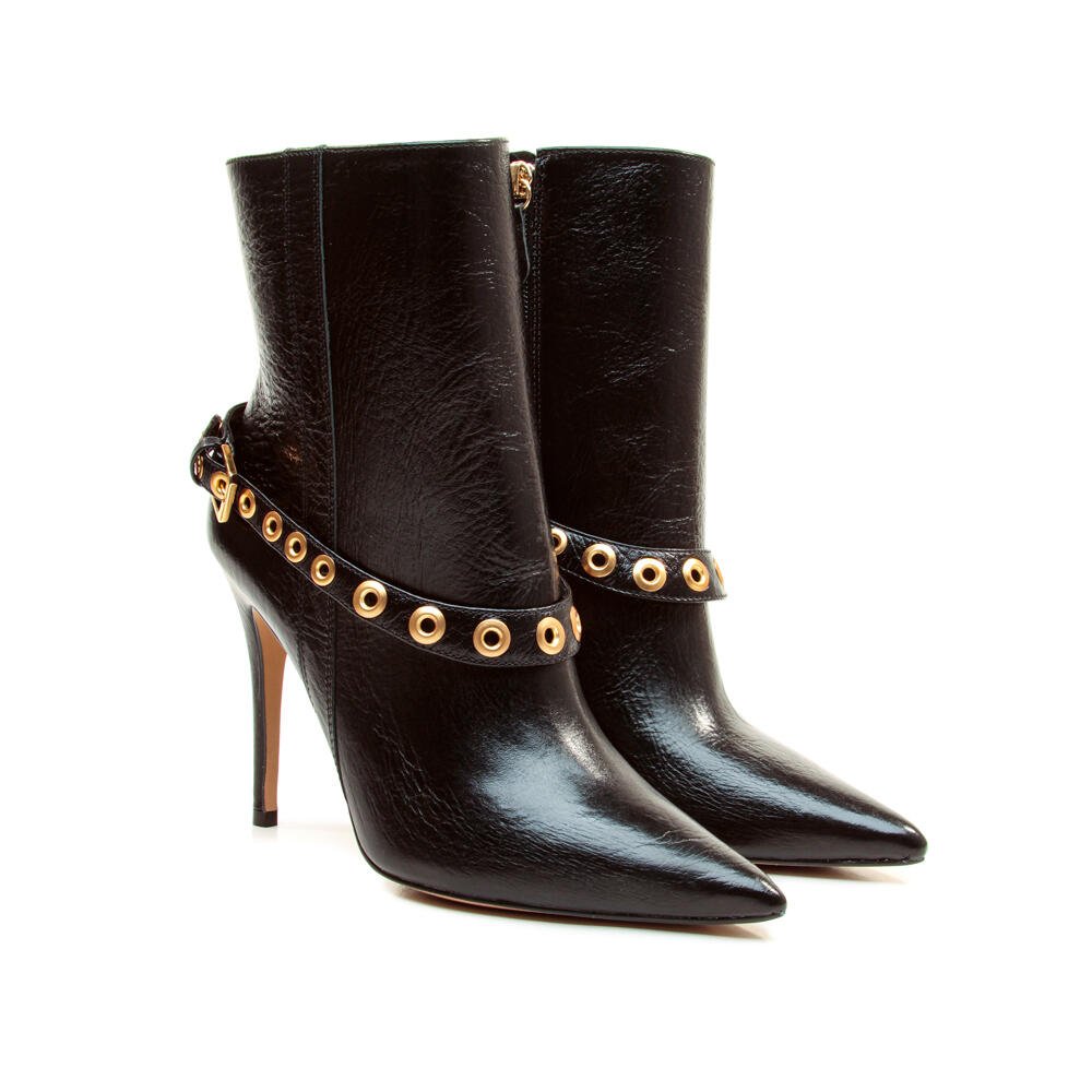 Bota Couro Preto Cano Longo Cecconello 2906002-2 Preto 4