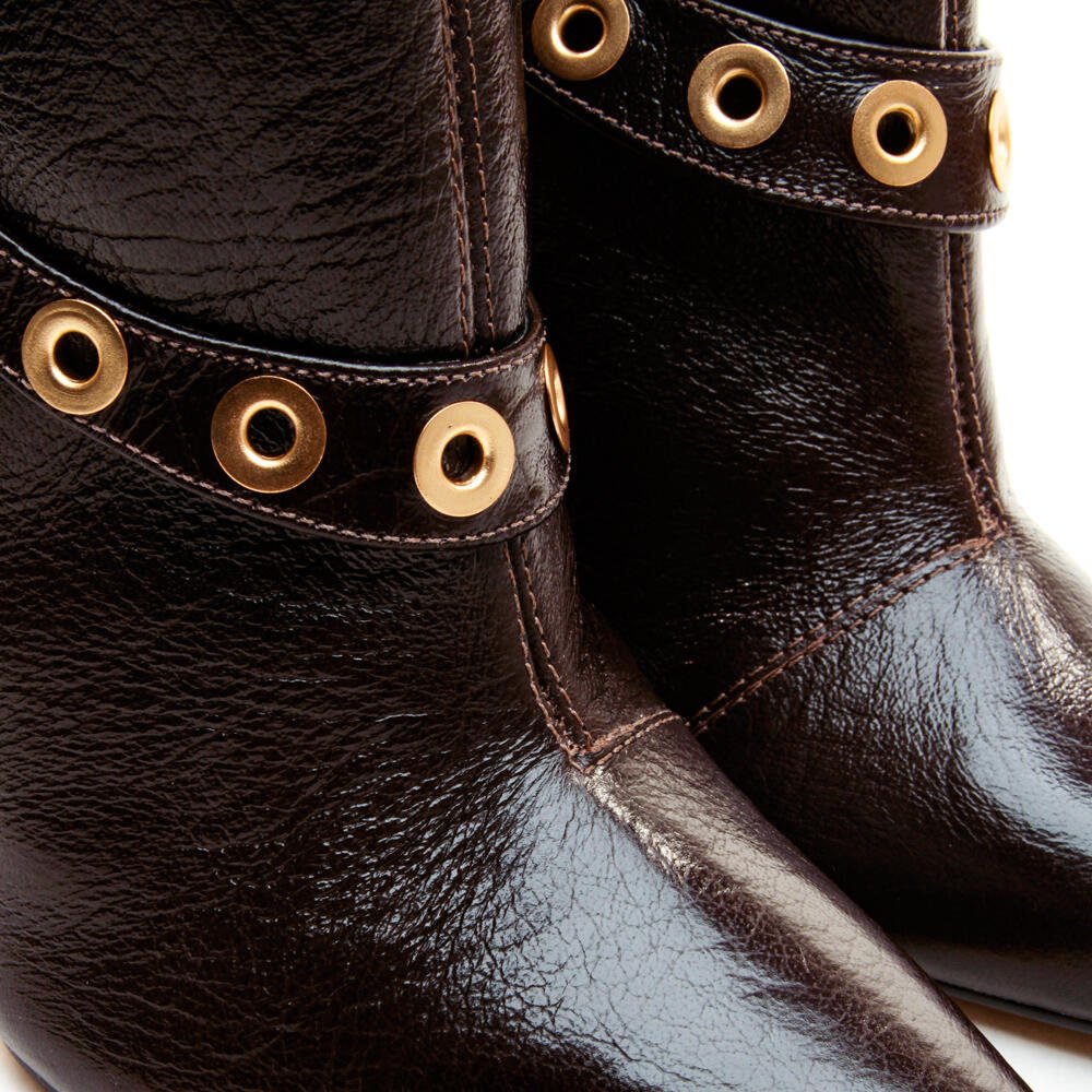 Bota Couro Marrom Cano Longo Cecconello 2906002-1 Marrom 5