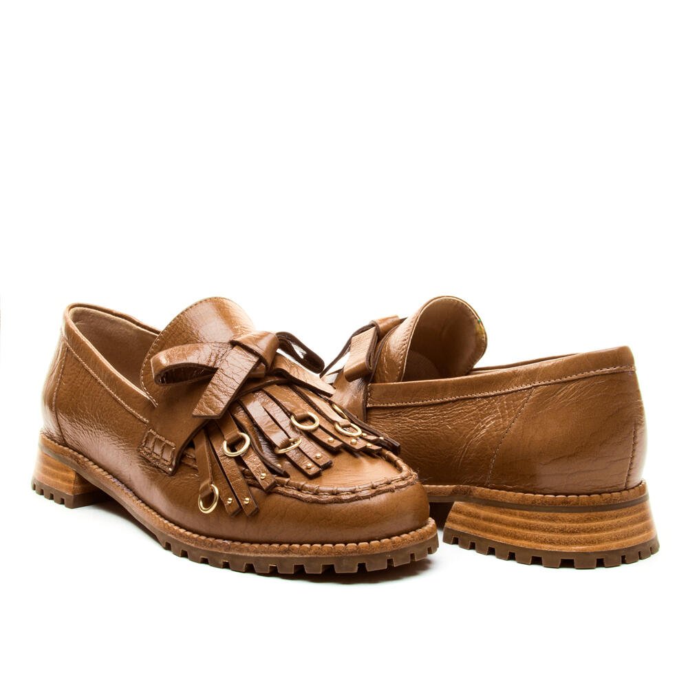 Loafer Couro Marrom Cecconello 2985002-5 Marrom 5