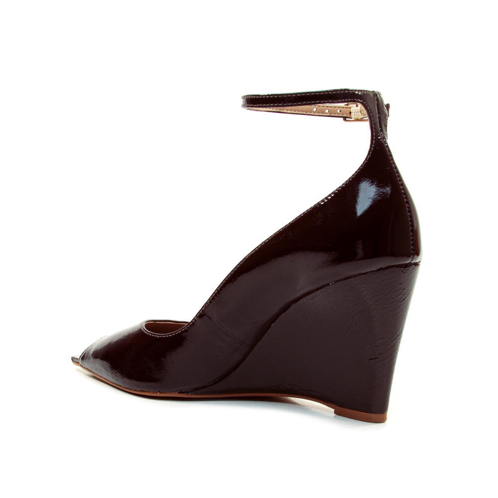 Scarpin Couro Marrom Salto Alto Cecconello 2975001-3 Marrom 4
