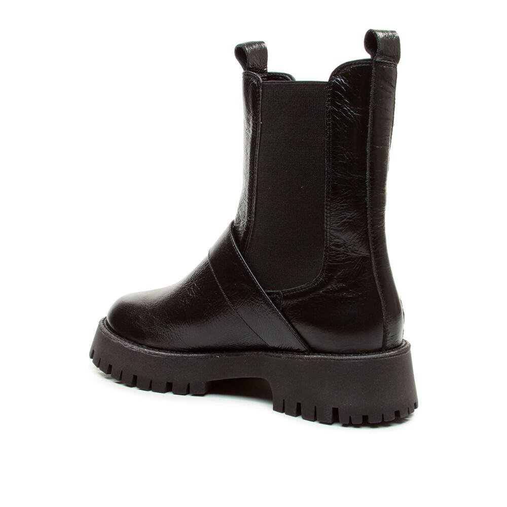 Bota Couro Preto Cano Médio Cecconello 2972004-1 Preto 4