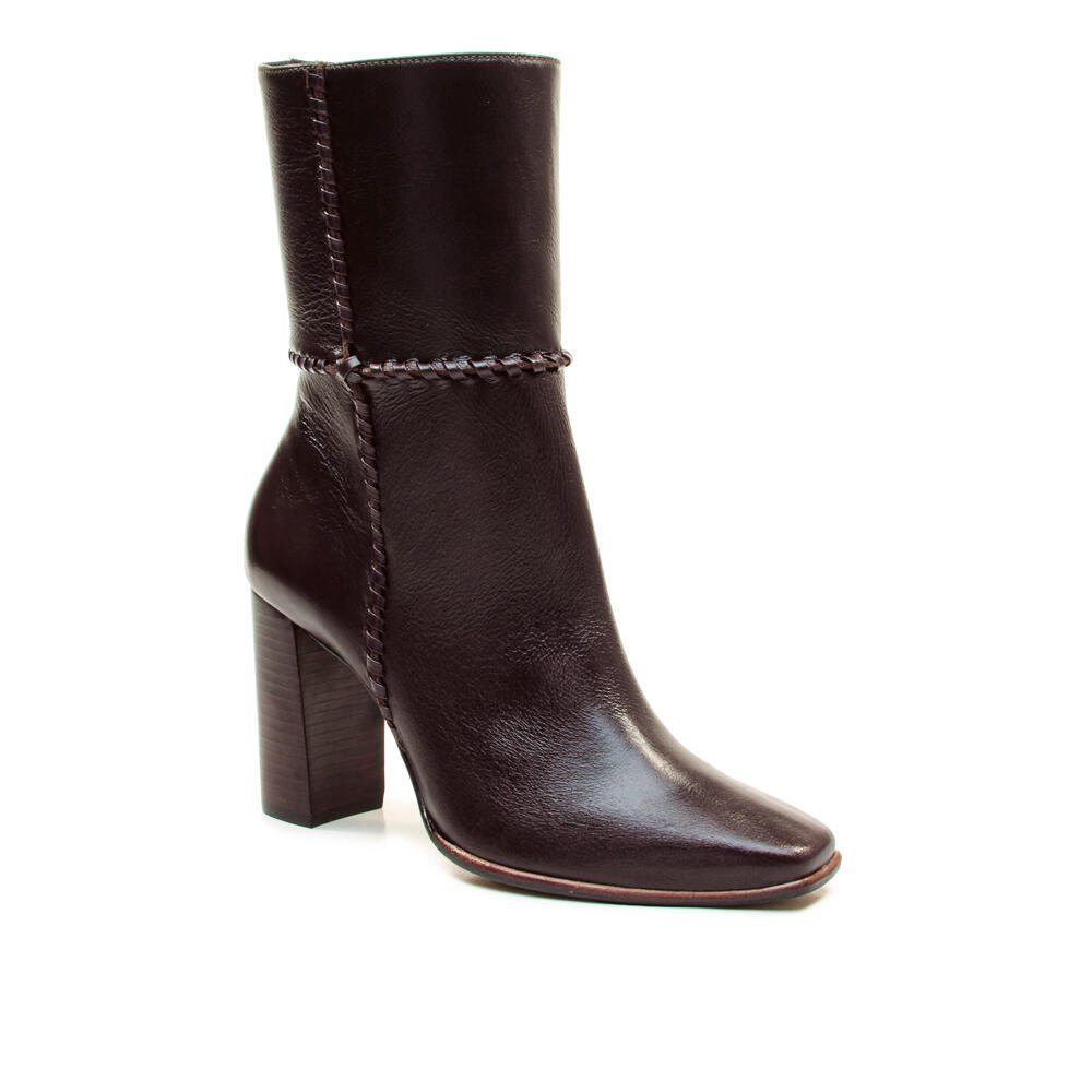 Bota Couro Marrom Cano Médio Cecconello 2968001-2 Marrom 3