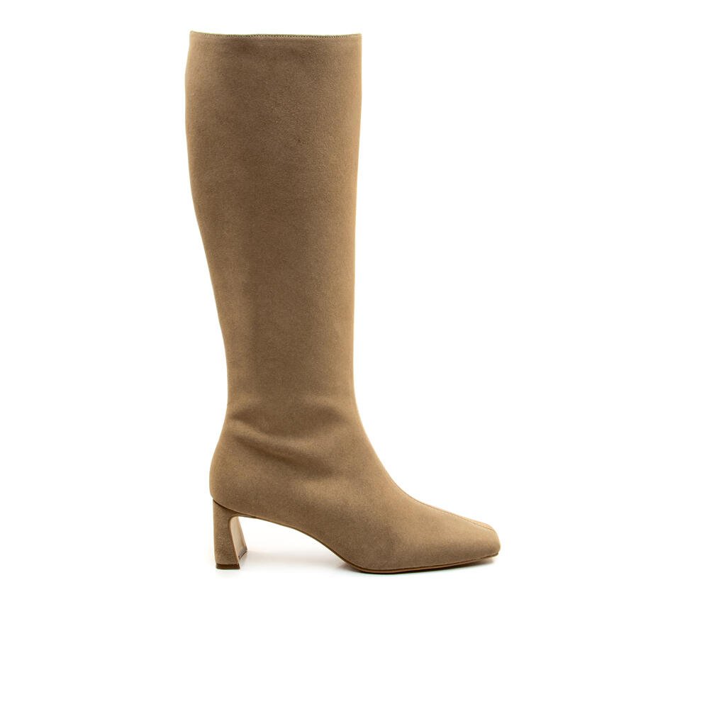 Bota Couro Nude Cano Longo Cecconello 2949002-1