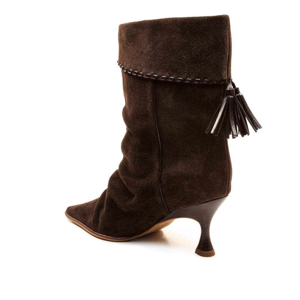 Bota Couro Marrom Cano Médio Cecconello 2905007-2 Marrom 4