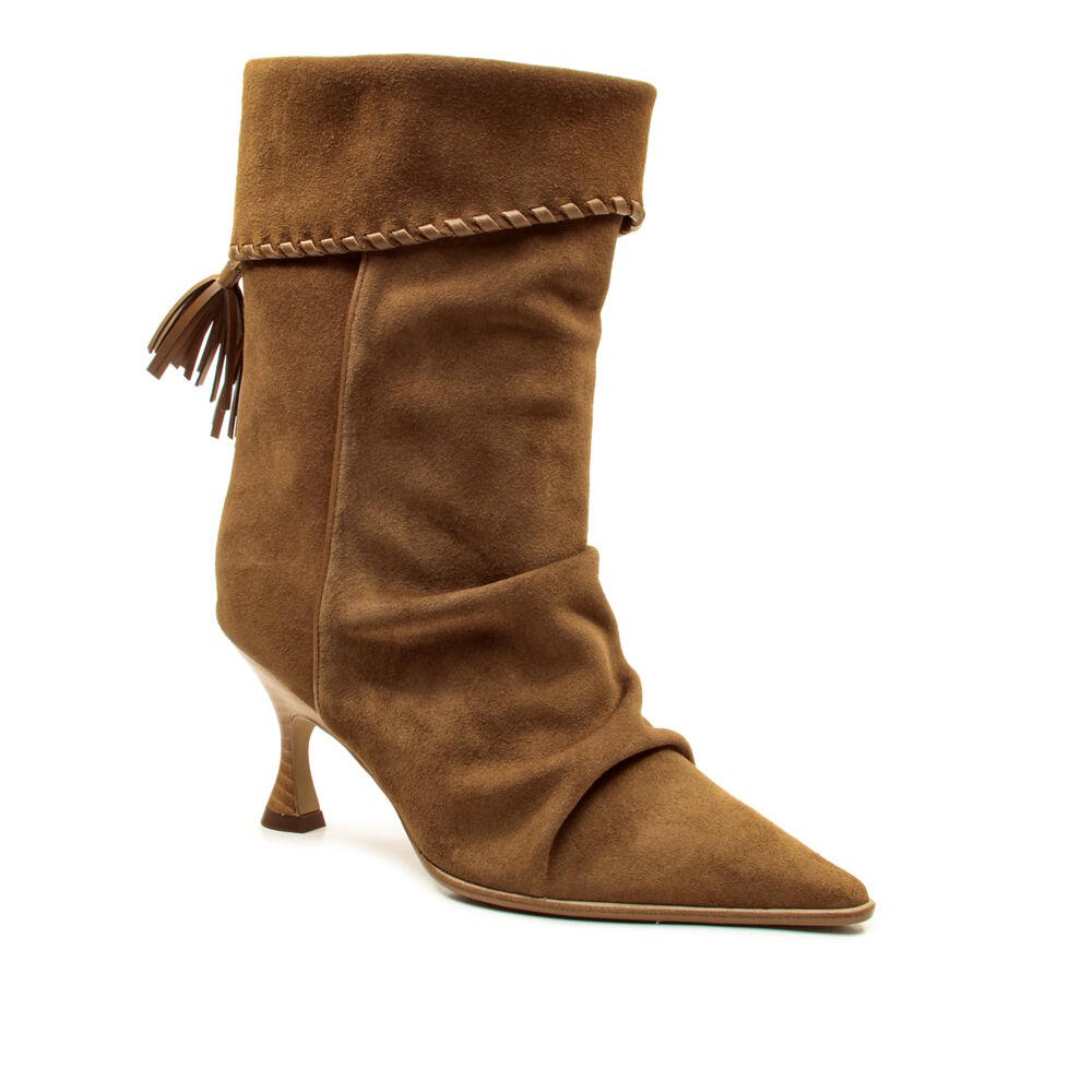 Bota Couro Marrom Cano Médio Cecconello 2905007-1 Marrom 3