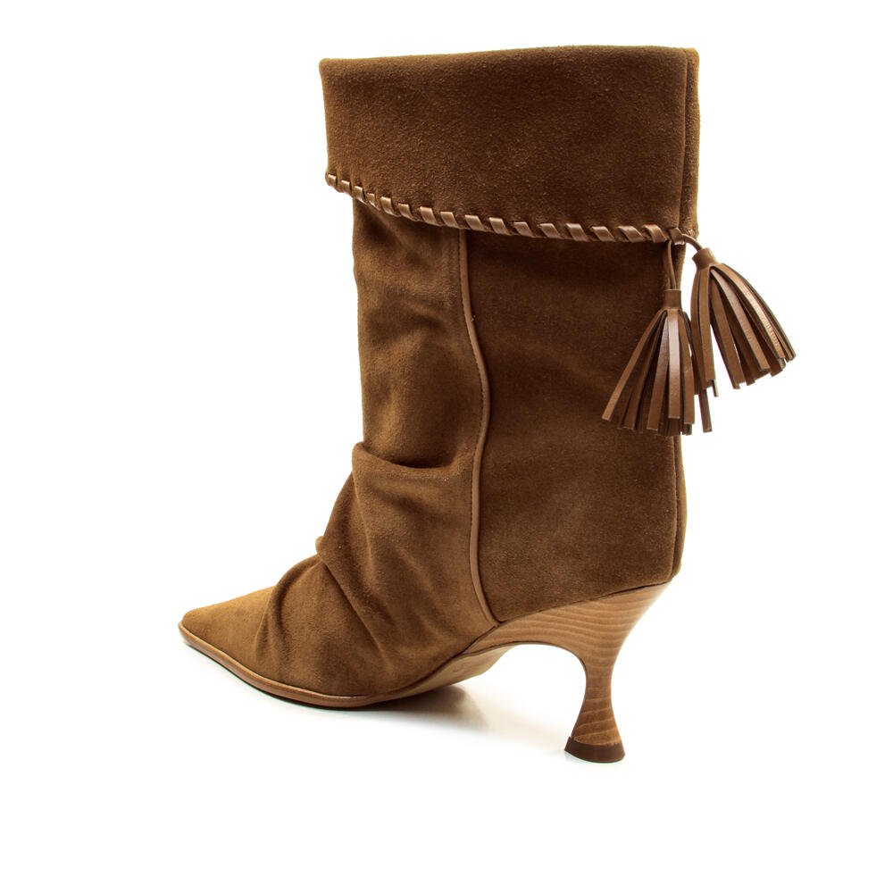 Bota Couro Marrom Cano Médio Cecconello 2905007-1 Marrom 4