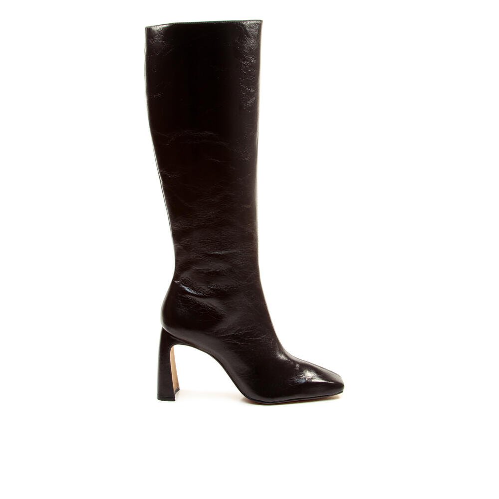 Bota Couro Preto Cano Longo Cecconello 2973005-1