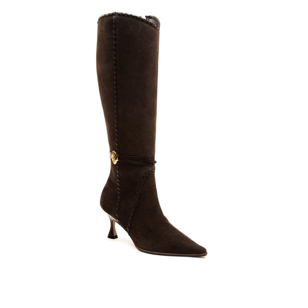 Bota Couro Marrom Cano Longo Cecconello 2905008-2 Marrom 3