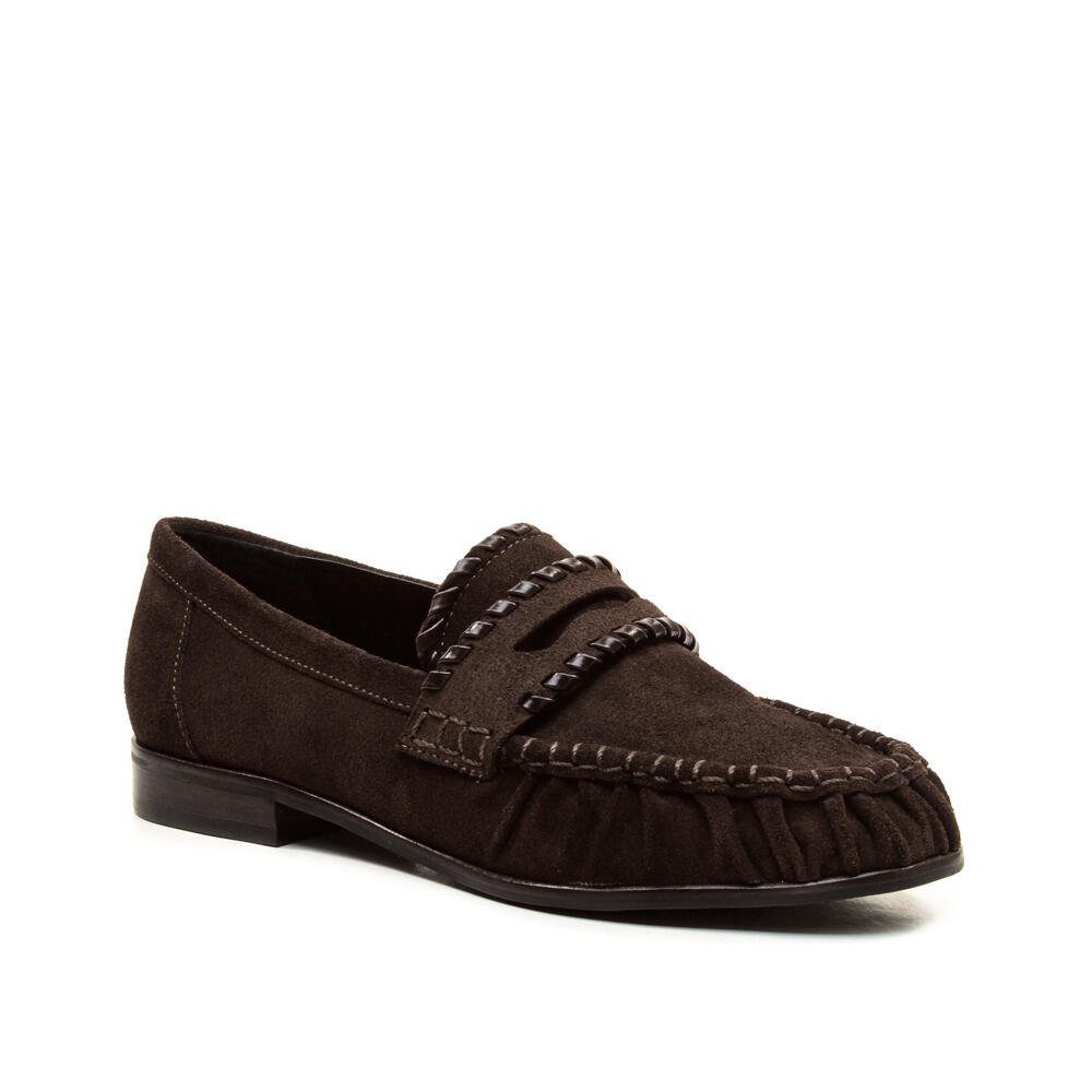 Mocassim Couro Marrom Salto Bloco Baixo Cecconello 2913004-3 Marrom 2
