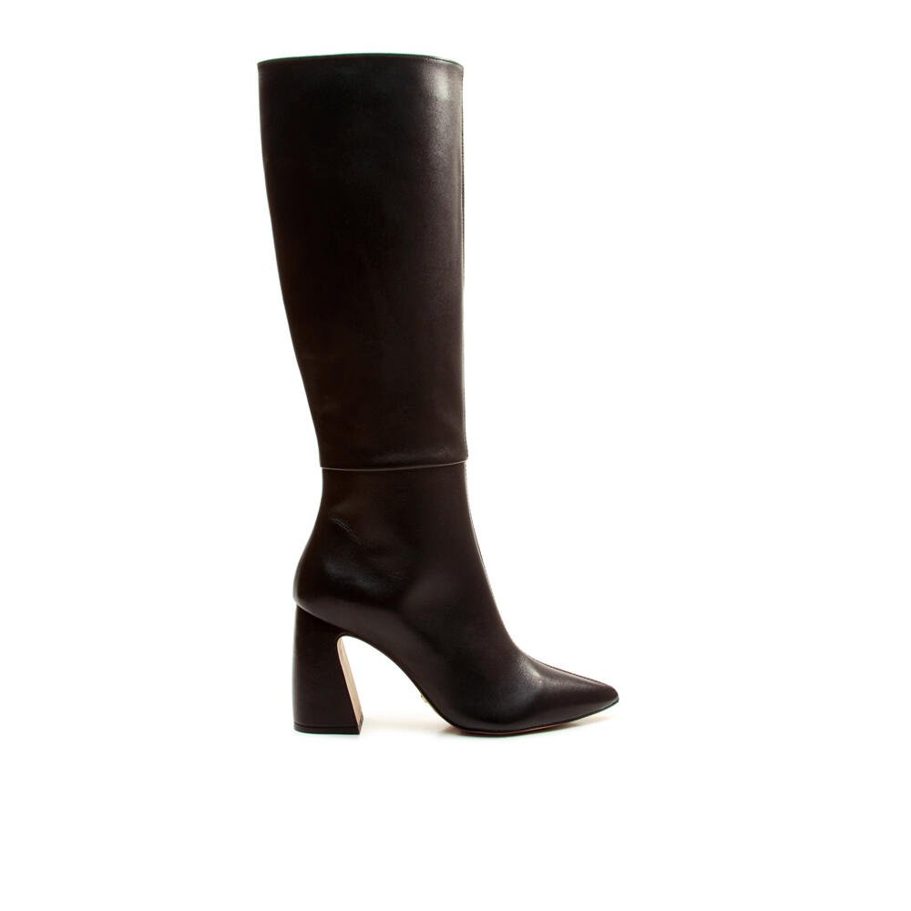 Bota Couro Preto Cano Longo Cecconello 2626002-11