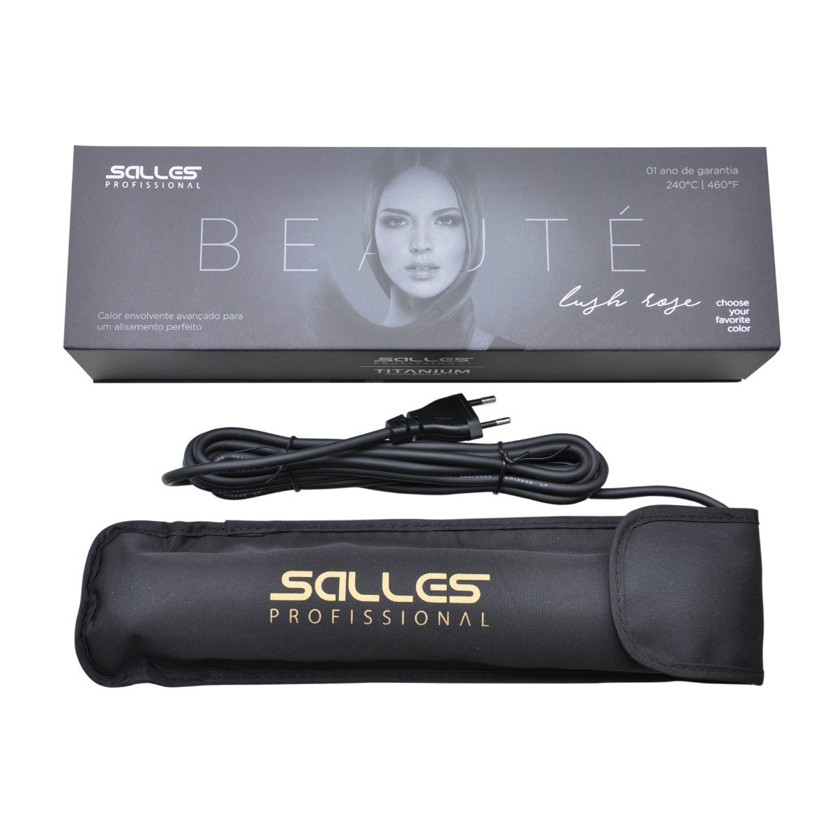 Chapinha Prancha Titanium Bivolt Azul Salles Profissional Azul 5