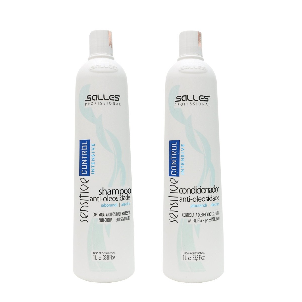 Kit Shampoo E Condicionador Sensitive Control 1lt Salles