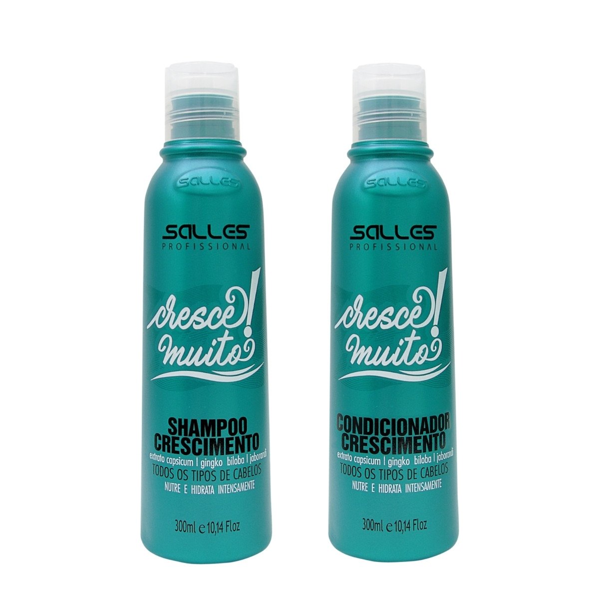 Kit Shampoo E Condicionador Cresci Cresce Muito 300ml Salles