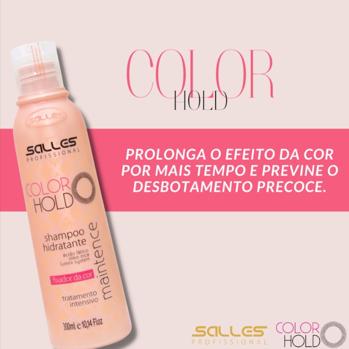 Kit Shampoo E Condicionador Color Hold 1L SallesProfissional ÚNICO 2