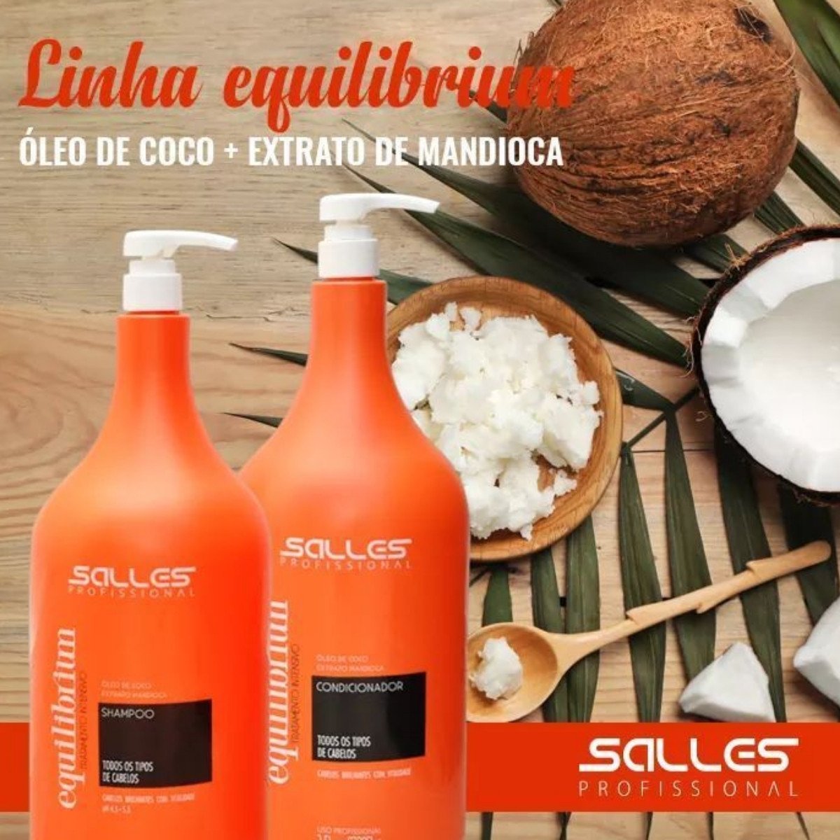 Kit Shampoo E Condicionador Equilibrium 2,5lt Salles ÚNICO 3