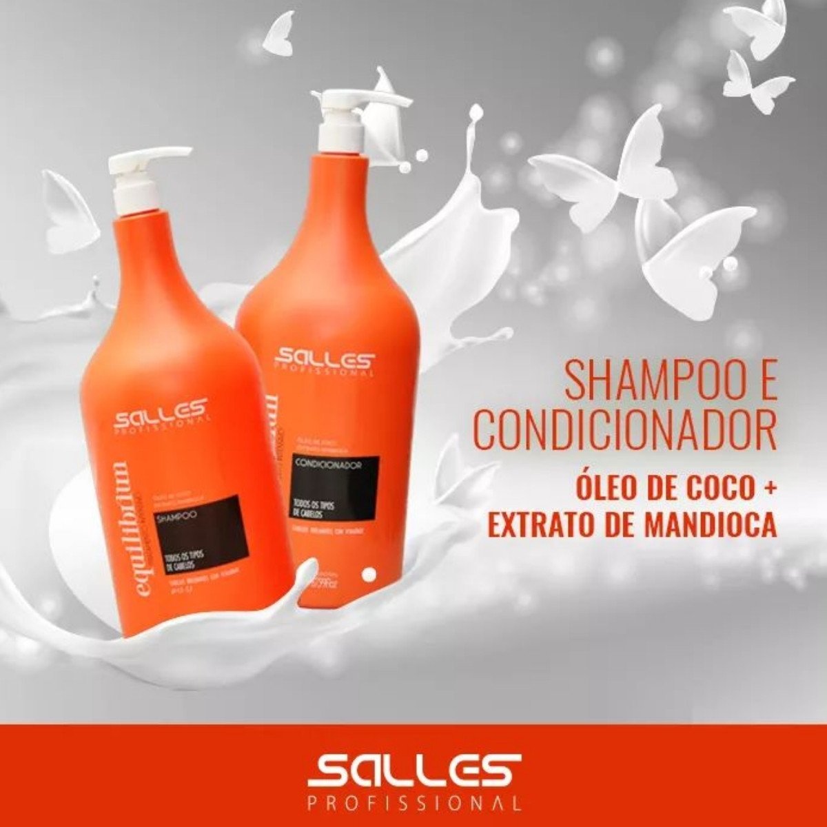 Kit Shampoo E Condicionador Equilibrium 2,5lt Salles ÚNICO 4