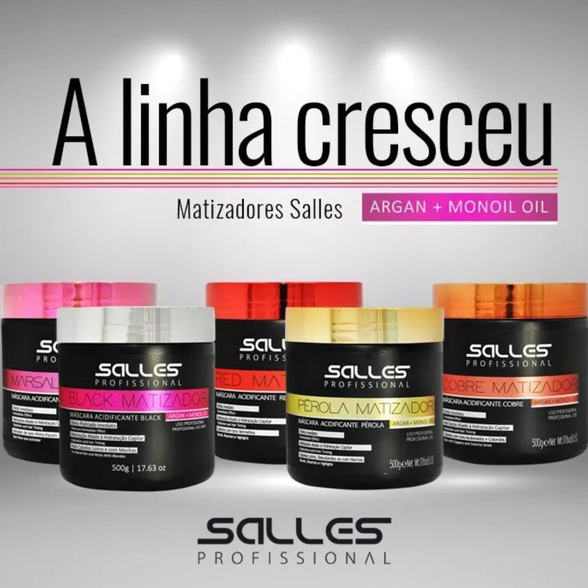 Mascara Perola Matizadora Salles Profissional 250g 250g 5