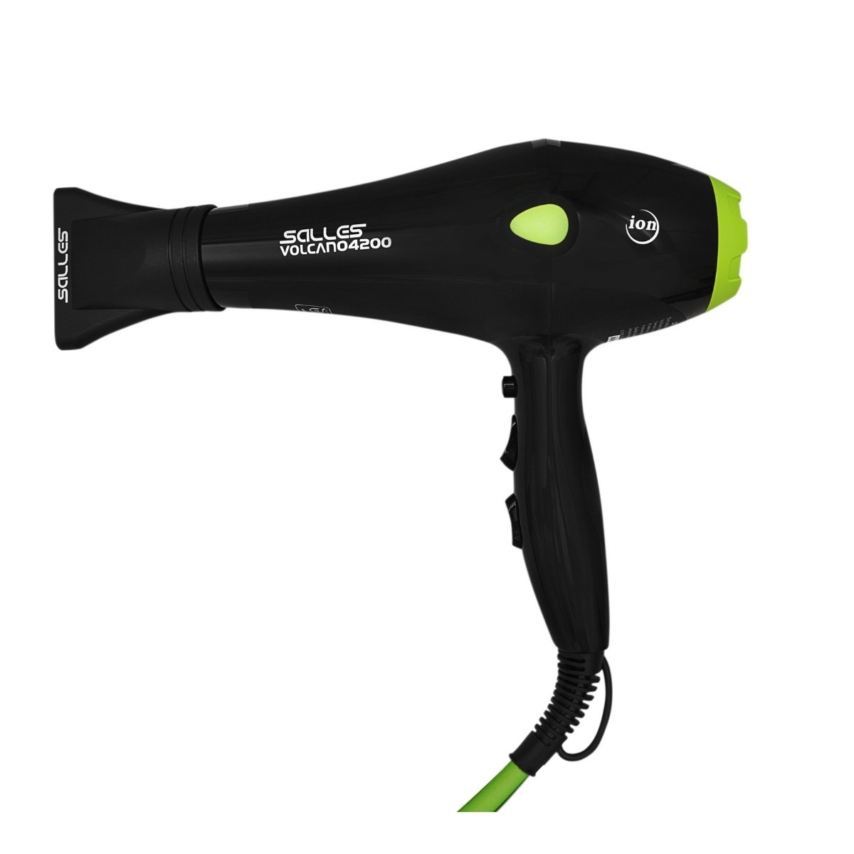 Kit Chapinha Titanium Azul + Secador Volcano4200 Verde 220v 220V 7