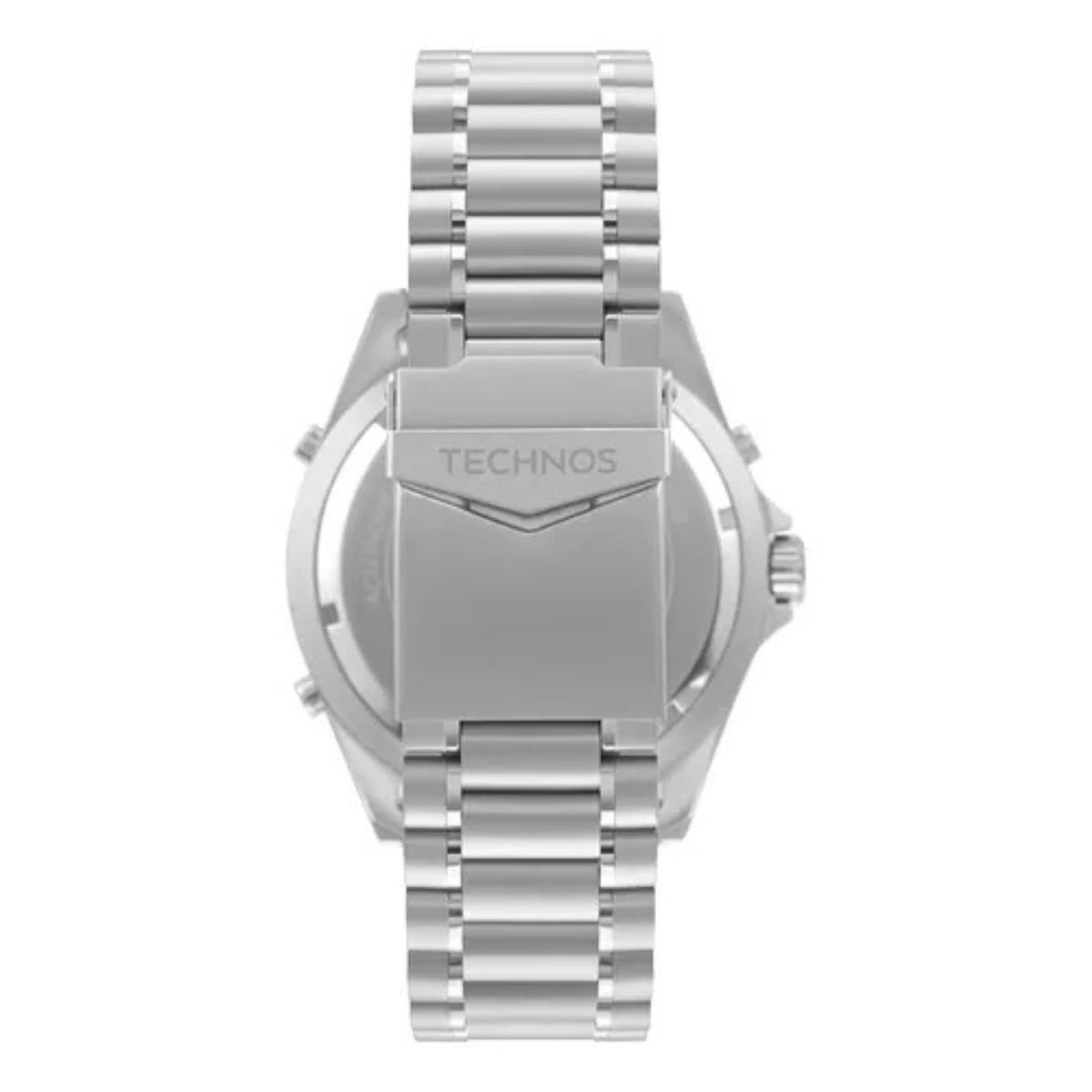 Relógio Masculino Technos Original WT2050AVT1F Pulseira Metal Prata Prata 2
