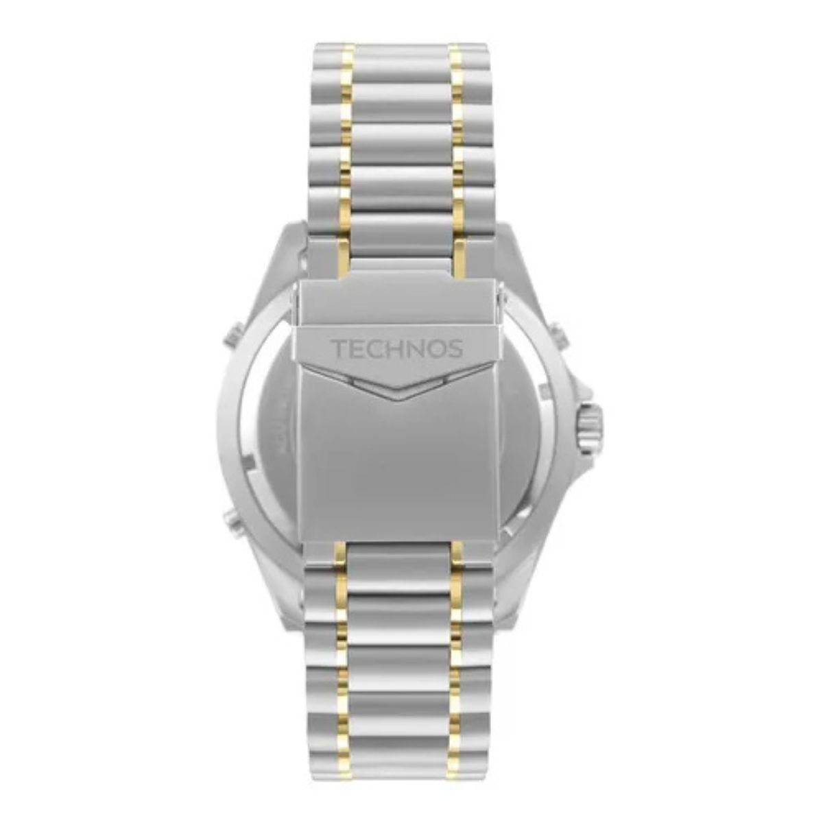 Relógio Masculino Technos Original WT2050AB1A Pulseira Metal Prata Prata/Dourado 3