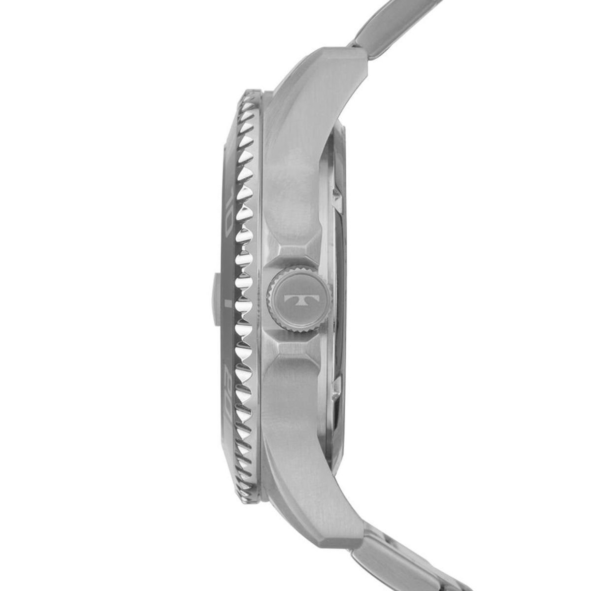 Relógio Masculino Technos Original 2415EH1P Pulseira Metal Prata Prata 2