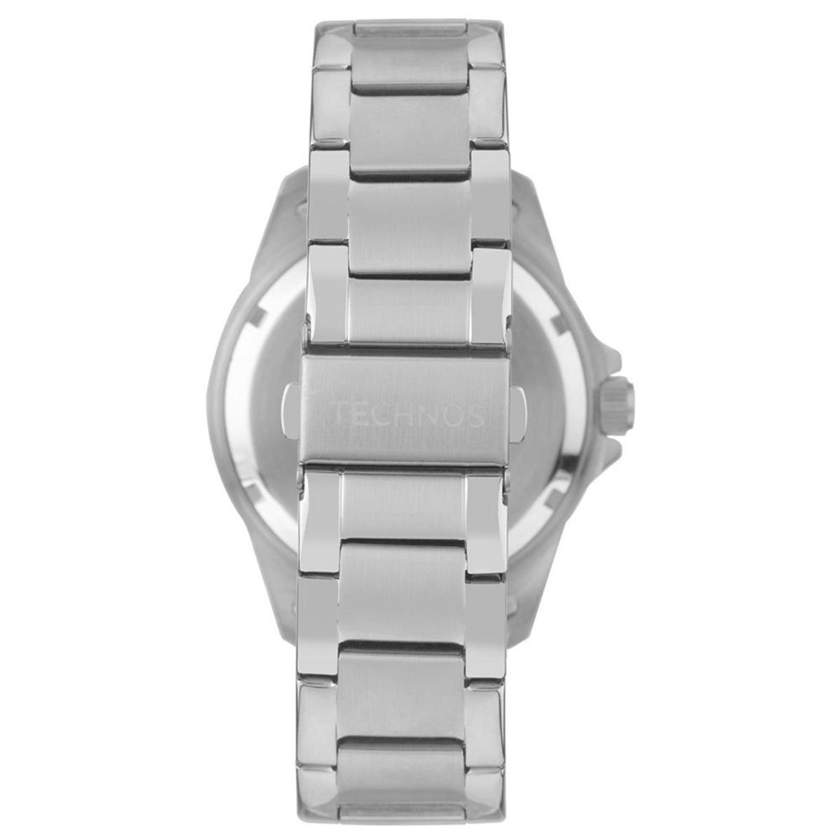 Relógio Masculino Technos Original 2415EH1P Pulseira Metal Prata Prata 3