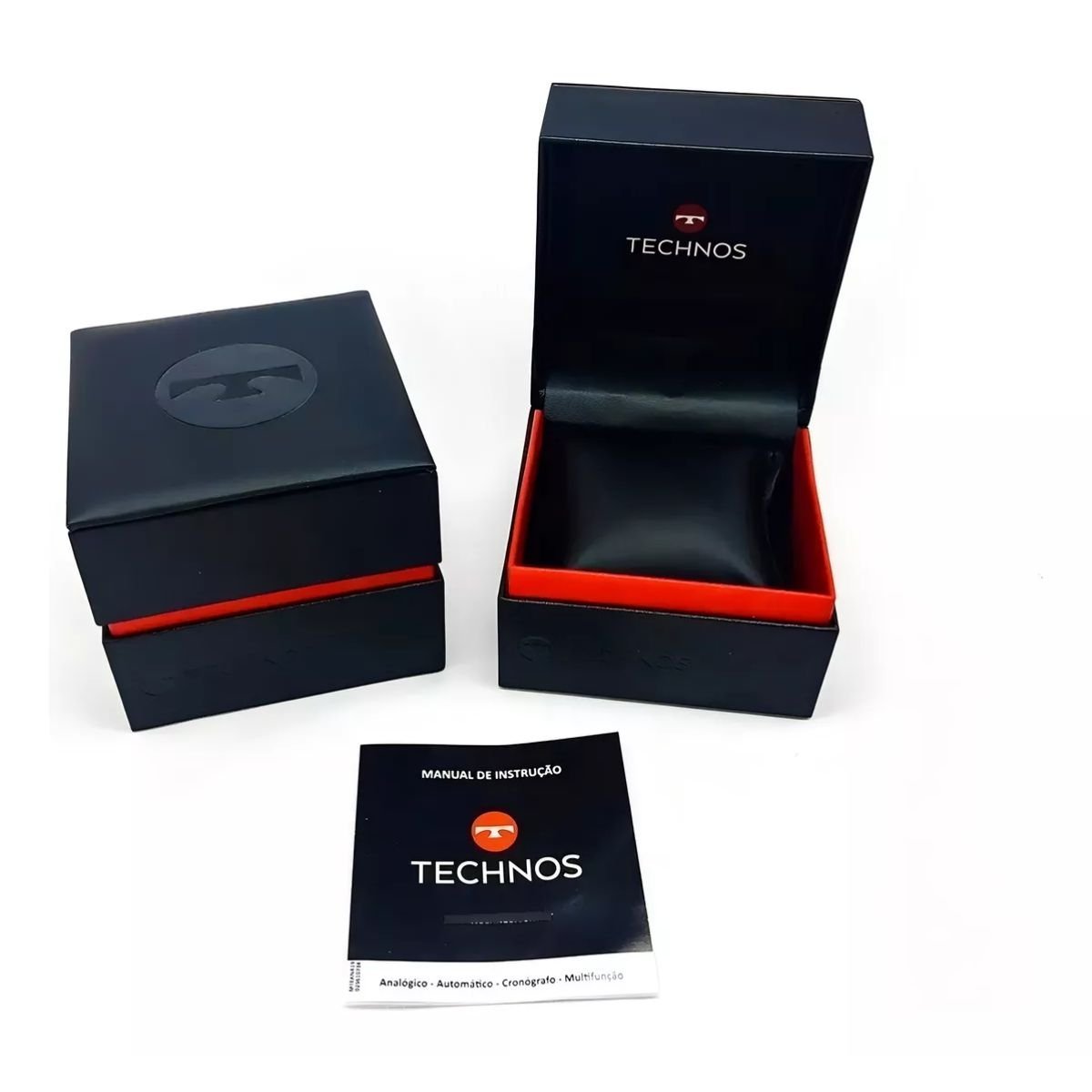 Relógio Masculino Technos Original 2415EH1P Pulseira Metal Prata Prata 6