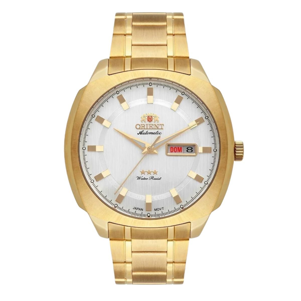 Relógio Masculino Orient Original F49GG022S1KX Pulseira Metal Dourado Dourado 1