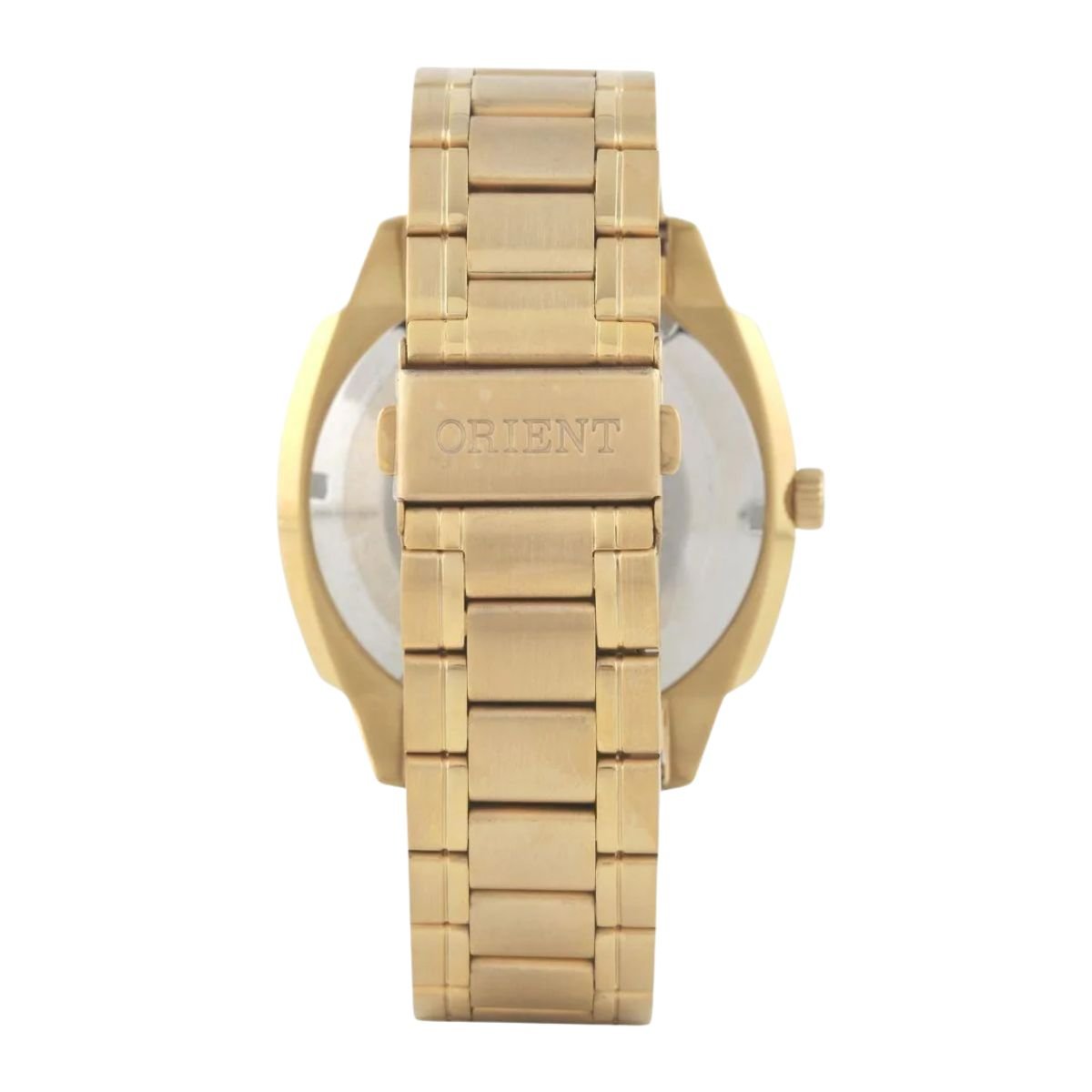 Relógio Masculino Orient Original F49GG022S1KX Pulseira Metal Dourado Dourado 3