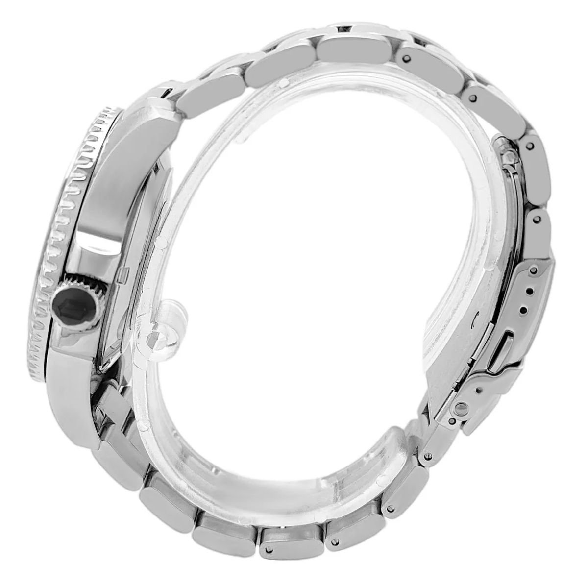 Relógio Masculino Orient Original F49SS027NHE1SX Pulseira Metal Prata Prata 3