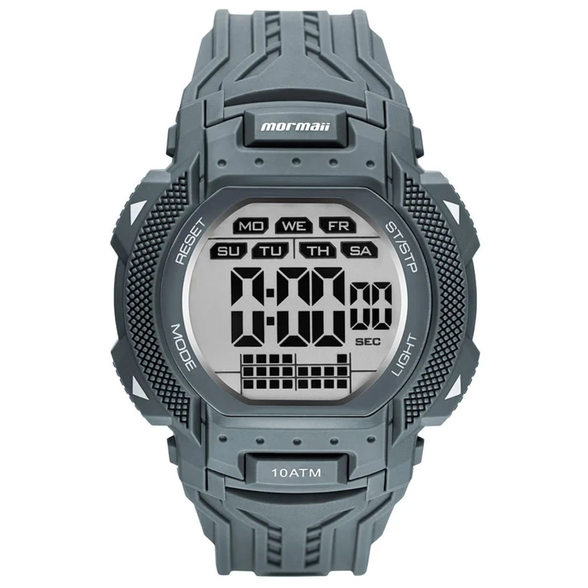 Relógio Masculino Mormaii Original MO18779AB8A Pulseira Polímero Azul