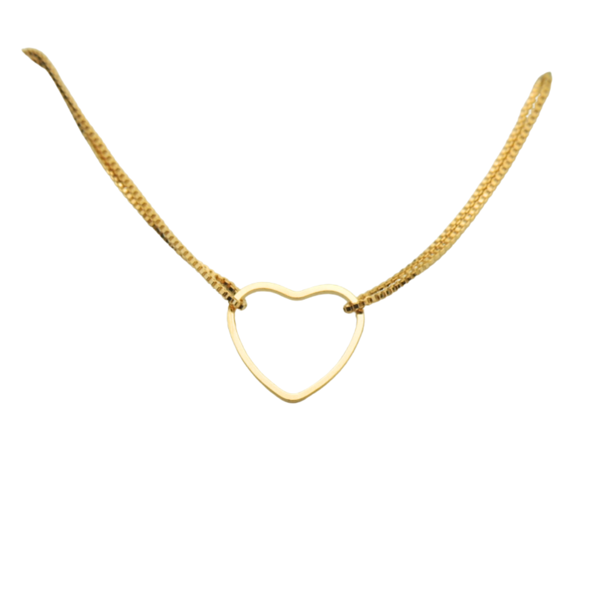 Pulseira Feminina Semijoia Banhado a Ouro 18k PL03549 Veneziana Dourado 2